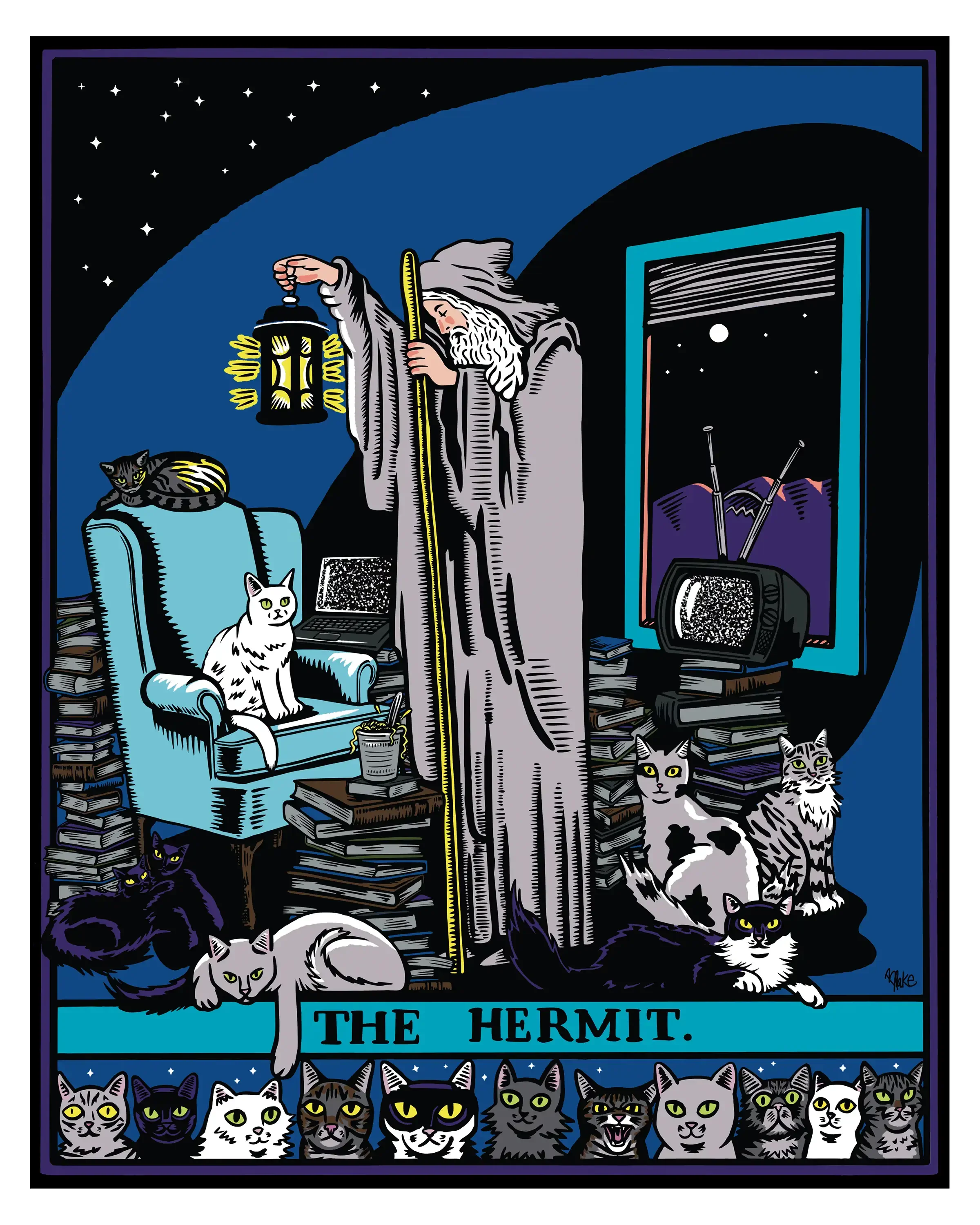 “The Hermit” Art Print December 2021