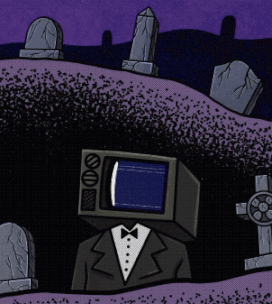 “Spirit Box” animated image for Fright Fall 2024