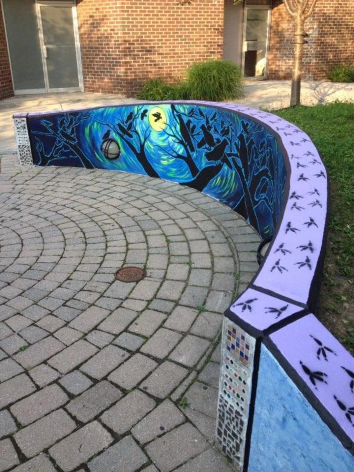  The Exchange St. Crow mural.  Photo by  Art for Auburn  