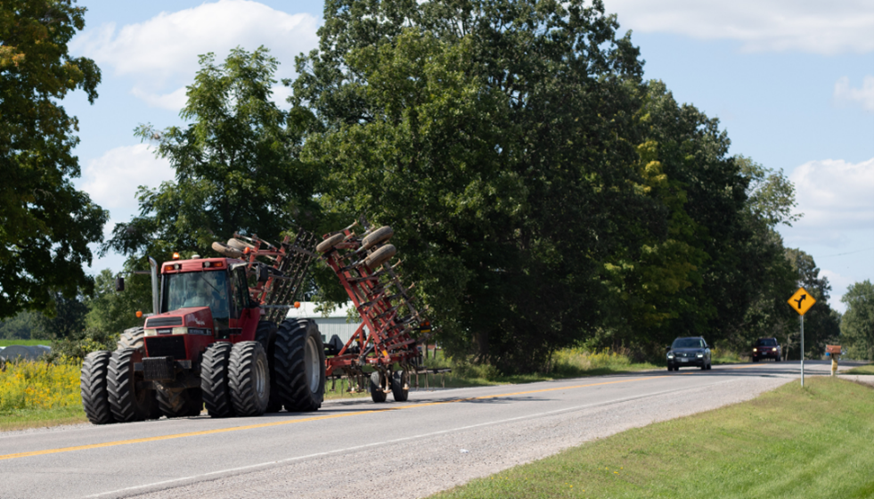 Peterborough County, the Peterborough County Federation of Agriculture and the OPP are reminding drivers to Share the Road during harvest season.