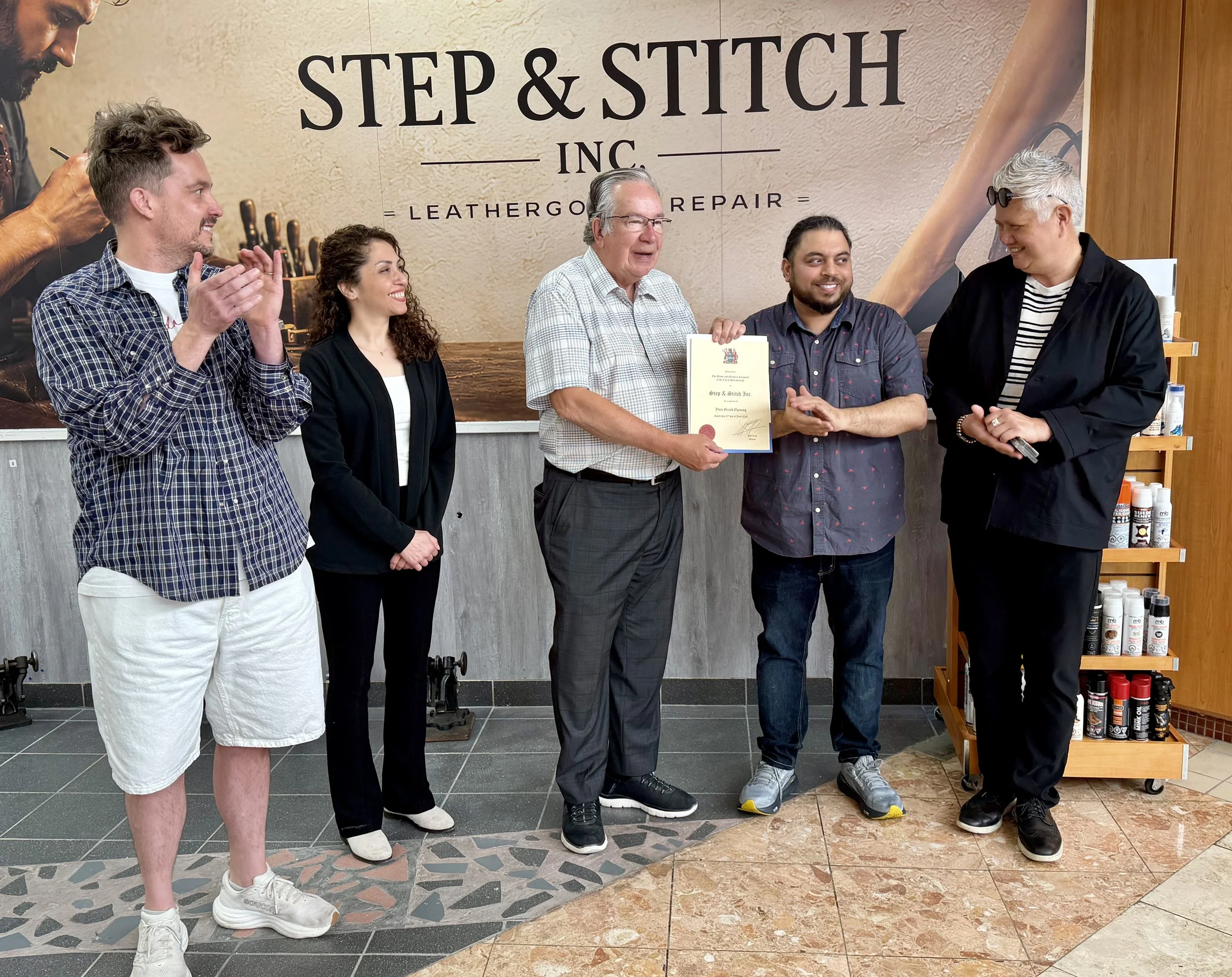 step & stitch is bringing shoe repair back to peterborough