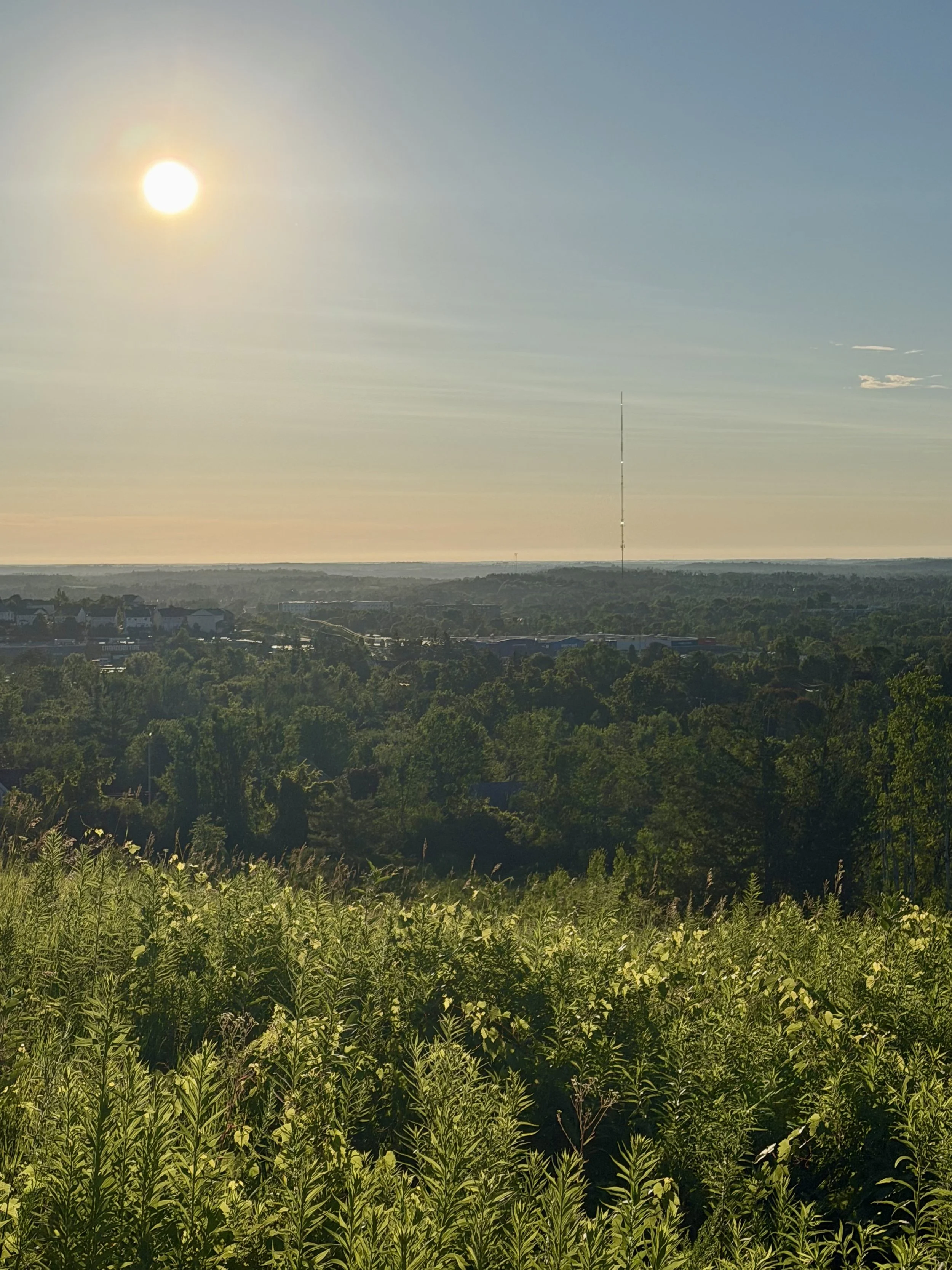 Improved air quality made for a clearer start to Friday in Peterborough before smoke was expected to return.