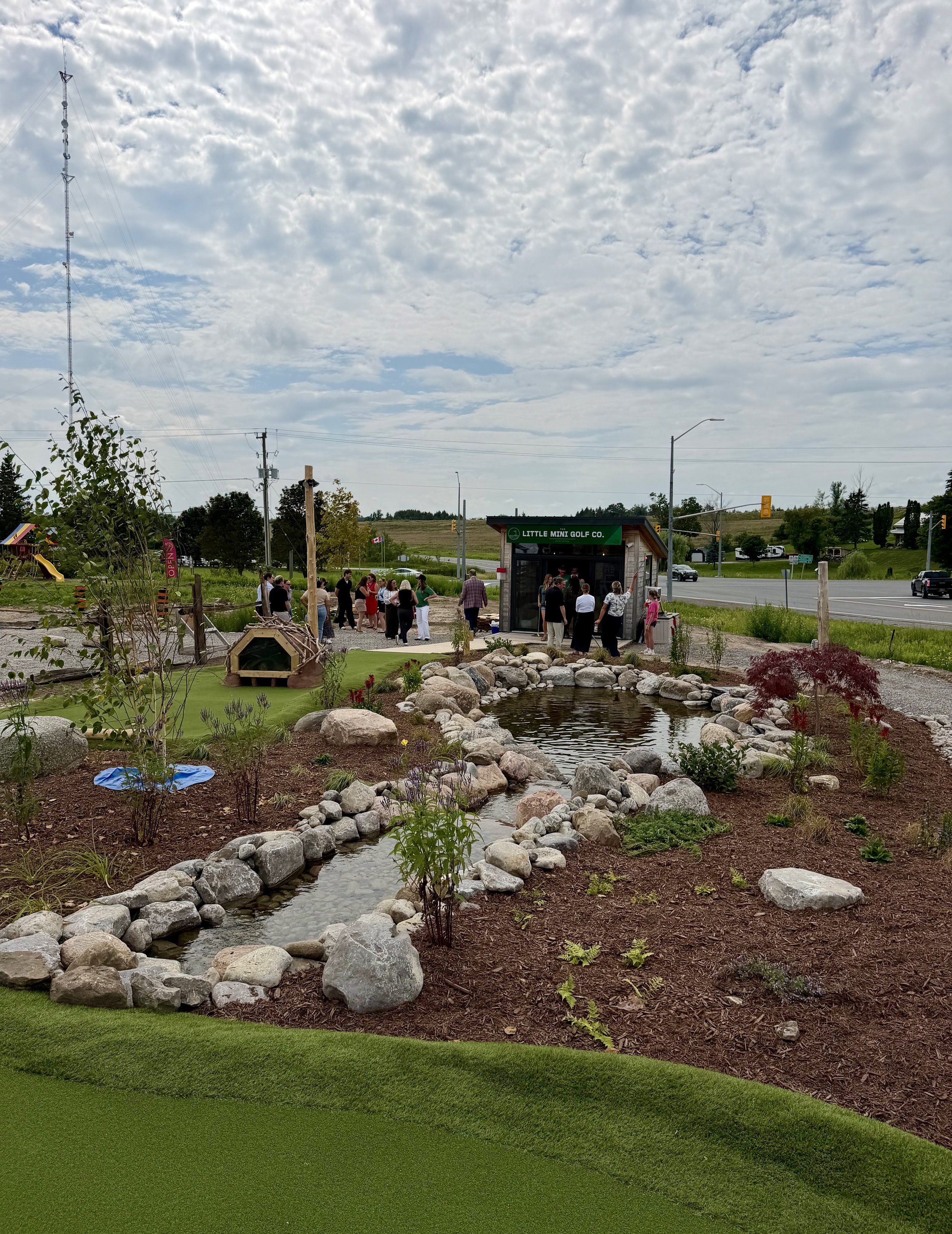 The Little Mini Golf Co. officially opened its new 18-hole course in Douro-Dummer, featuring holes inspired by local landmarks, history and the natural beauty of the Kawarthas. (Photo by Scott Arnold)