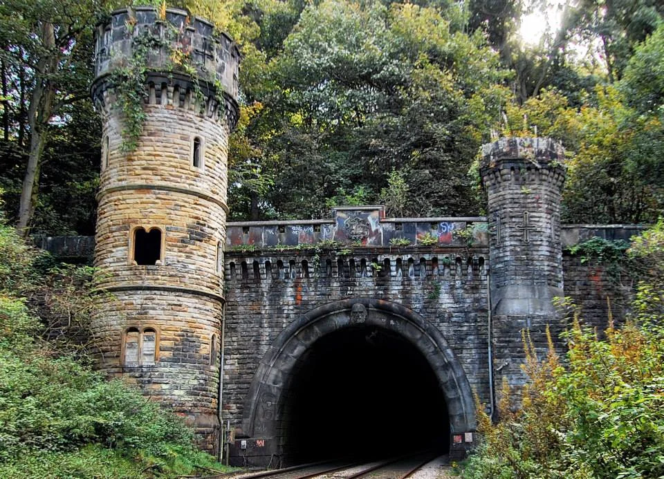 The Bramhope tunnel portal which was used to create the south tunnel facade. 