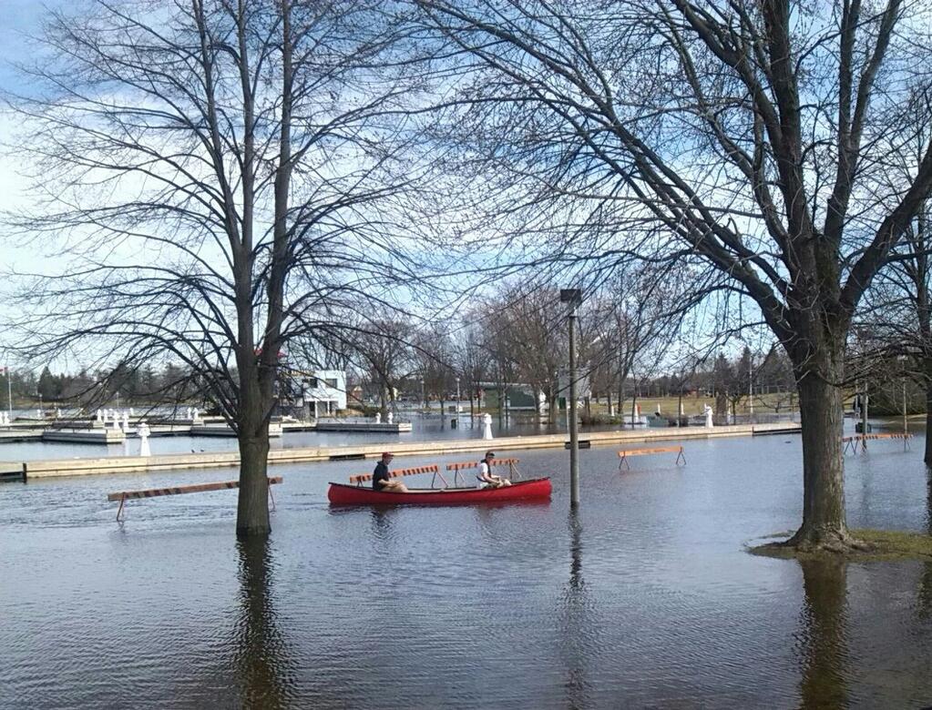 Canoeing in Del Crary Park, via @ScrappyLilAngel on Twitter