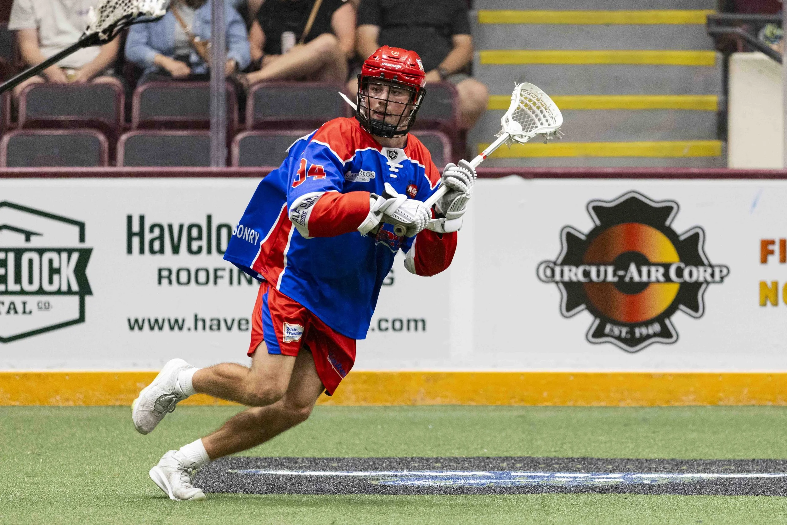 The Peterborough Century 21 Lakers saw their five-game winning streak come to an end Thursday night, falling 11-5 to the Oakville Rock in Game 2 of their Major Series Lacrosse semifinal series at the Peterborough Memorial Centre.