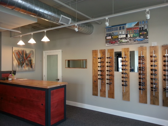 Inside the new Green Eyewear store at 234 Hunter St. W