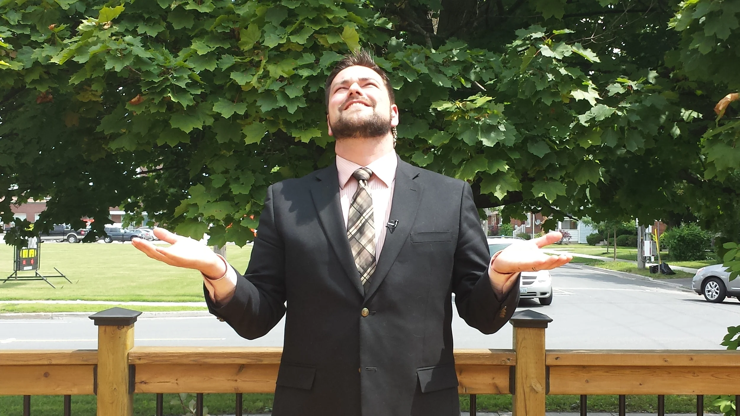 CHEX TV Weather Analyst Mike Judson (photo by Caley Bedore)