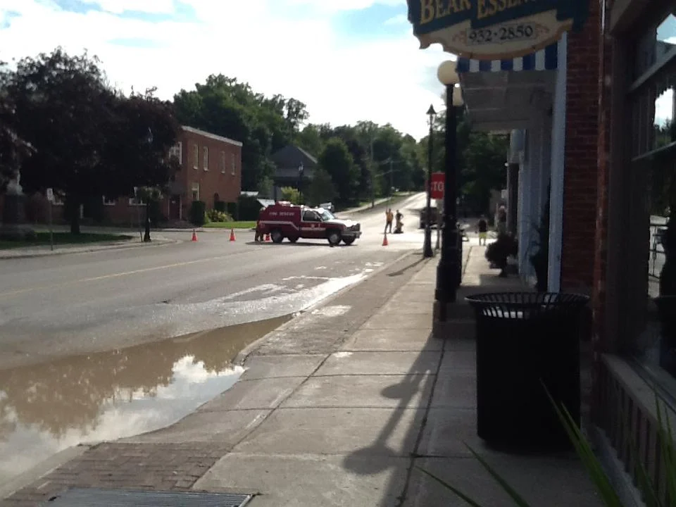 Look At The Sinkhole On Millbrook's Main Street — PtboCanada