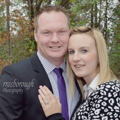 Joel with fiancée Amanda