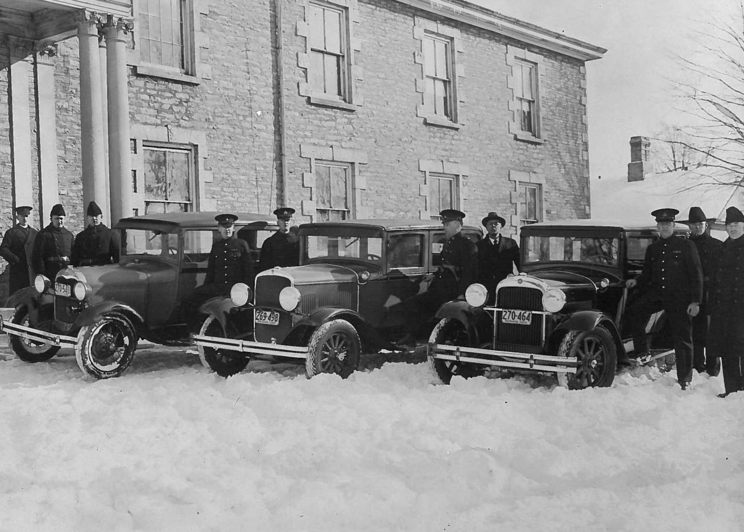 1928, Peterborough police vehicles