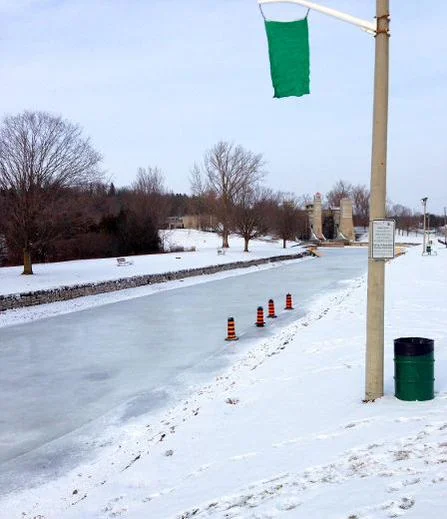 The Green Flag Is Up On The Trent Canal