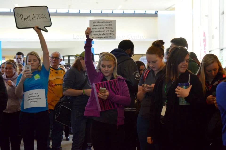 Look At What Fleming College Did On #BellLetsTalk Day 