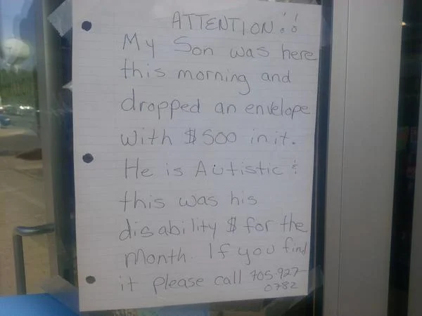 Help A Young Autistic Man From Peterborough Get His $500 Back 