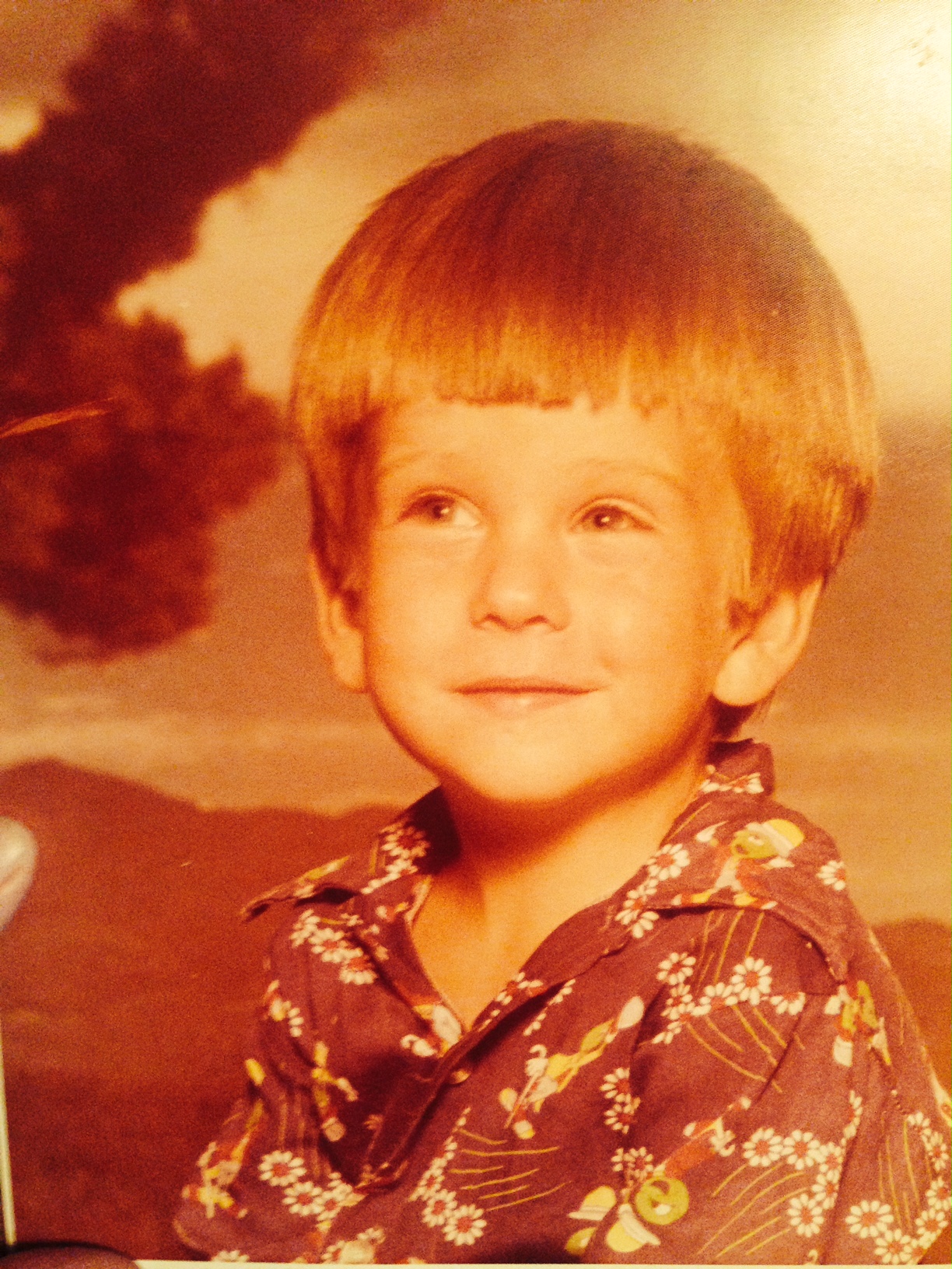 "Me at age 5 when I was the skinny kid and the fastest runner in kindergarten." —Dan