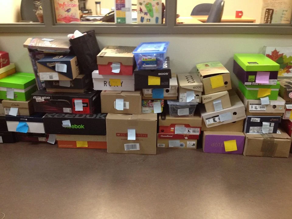 A Grade 1-2 Class At Westmount Made Special Boxes To Welome Refugee Children