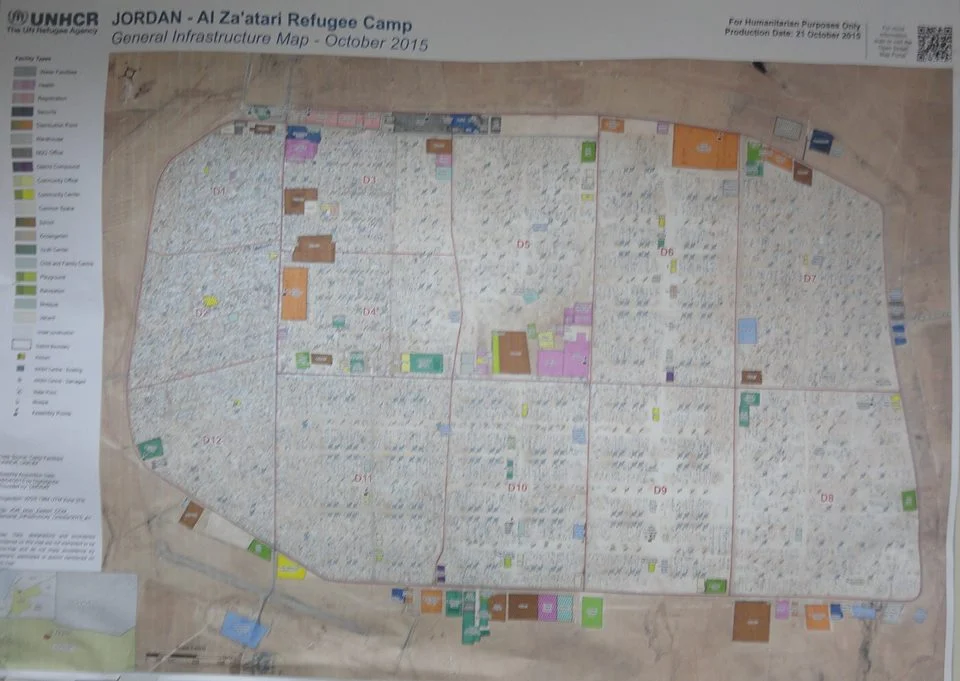 Photo of Za'atari Refugee Camp (Zaatari). Population of the camp is 79,250, about the population of Peterborough