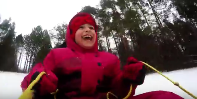 This Video Of Syrian Refugees Tobogganing For First Time In Peterborough Will Melt Your Heart