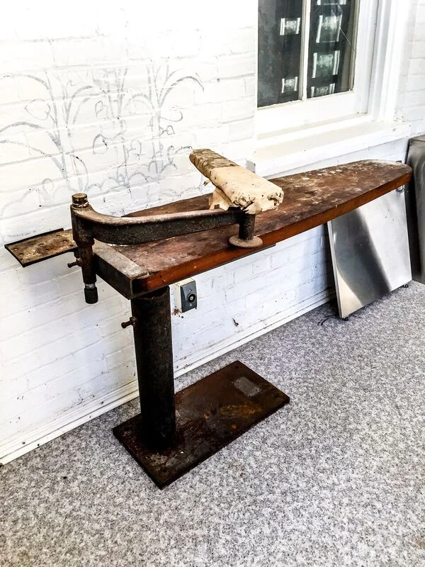 Old iron board. Photo by Scott Arnold