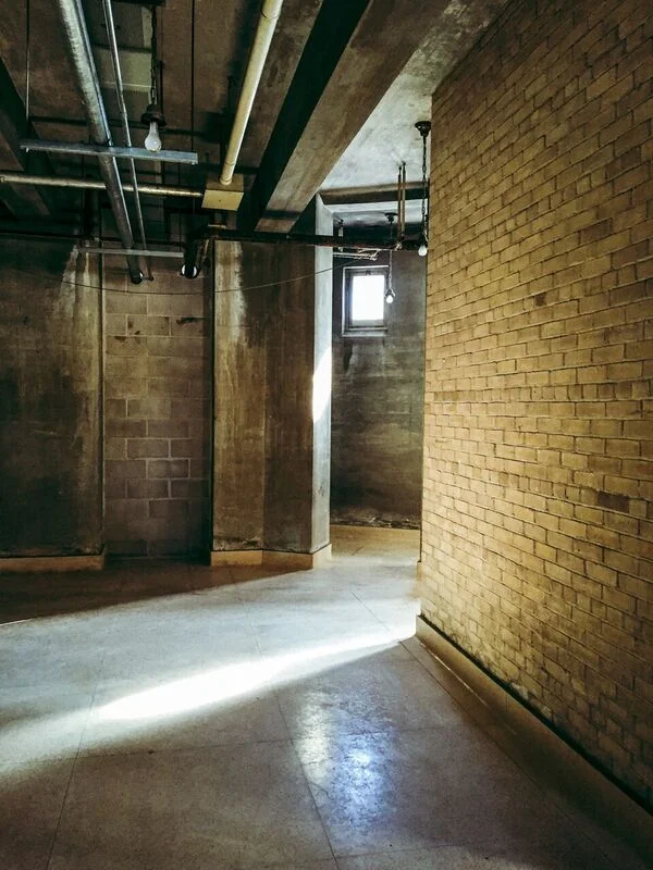 Trunk room where they kept their trunks. Photo by Scott Arnold