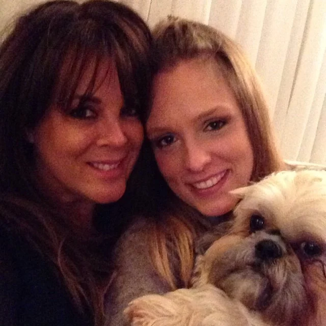 Courtney with her mom