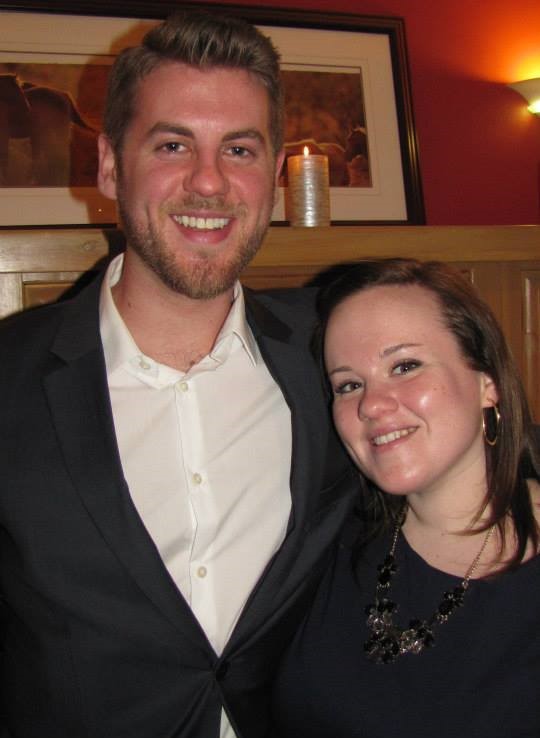 Evan in happier days with his sister Sarah