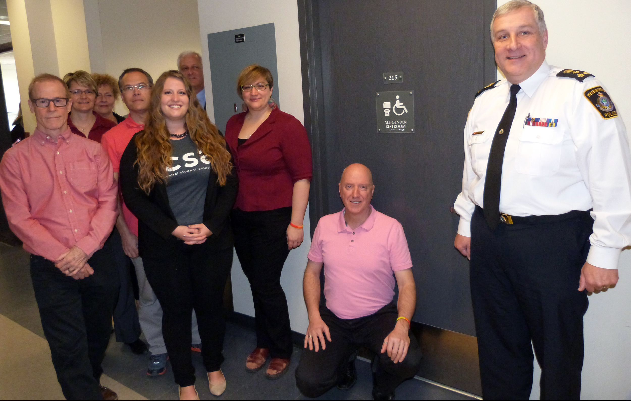 Chief Murray Rodd pictured with Police community partners