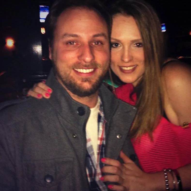 Courtney with her boyfriend, Bill Porter