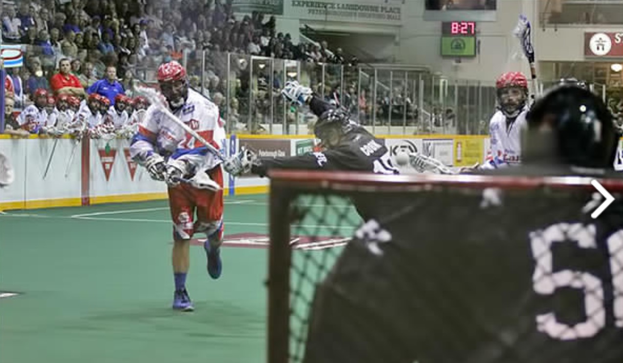 John Grant Jr. one of greatest players in lacrosse history (photo courtesy Peterborough Lakers)