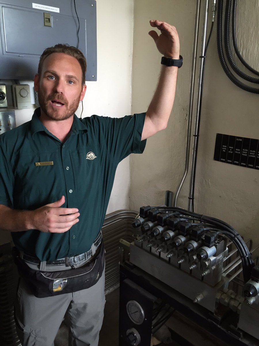 Manager of Canal Operations Chad Buchner