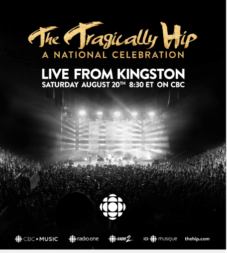 The Tragically Hip's Celebration Kingston Show To Have Live Public Screening At Millennium Park