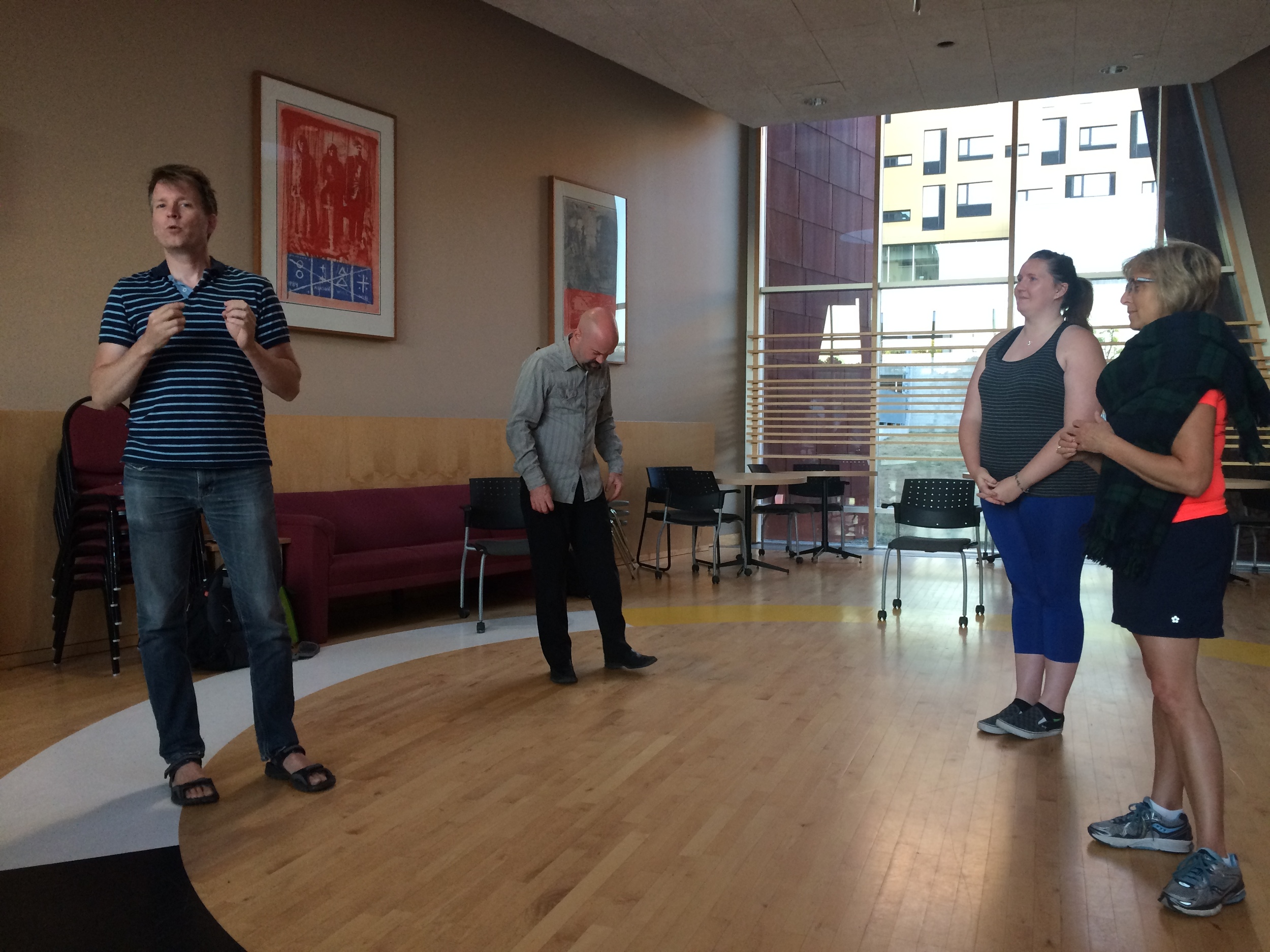 Ray and Daniel conducting workshop