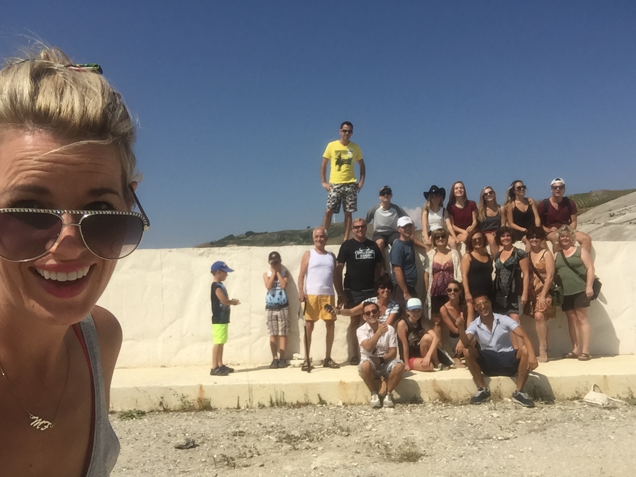 Group shot in Sicily