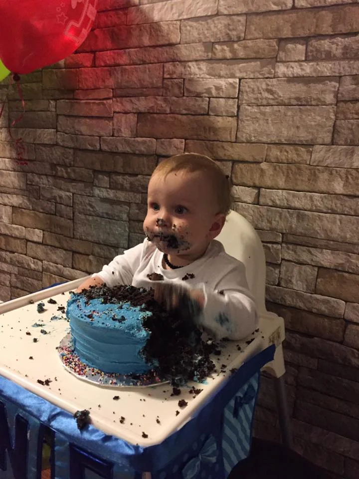 These Pictures Of A Peterborough Baby Face-Planting Into His First
