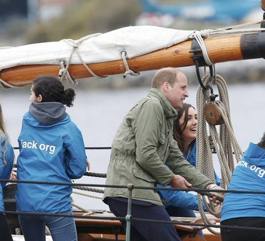 A Peterborough Woman Got To Hang Out With Will & Kate On A Tall Ship In Victoria
