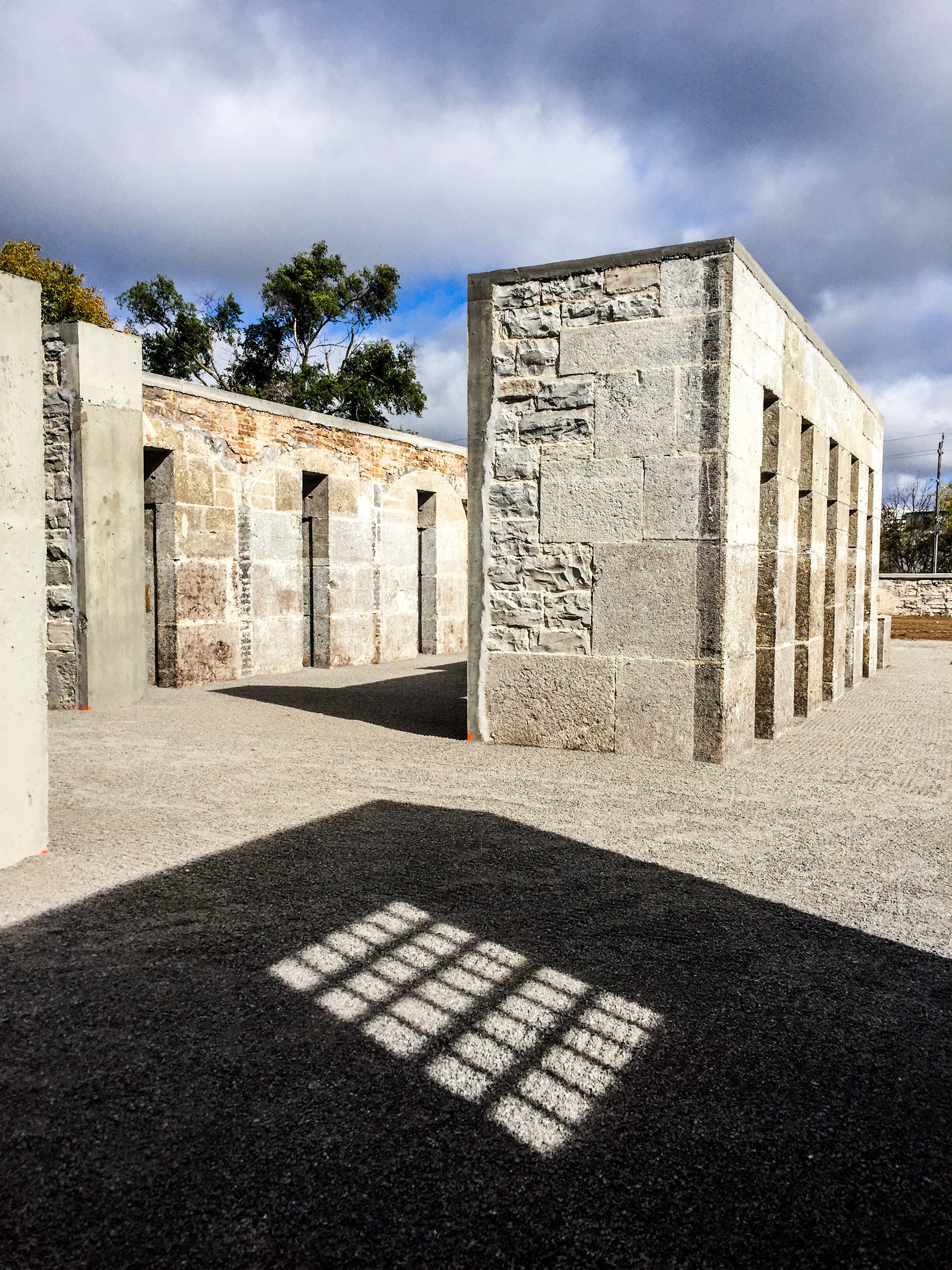 Old county jail site (photo by Scott Arnold)