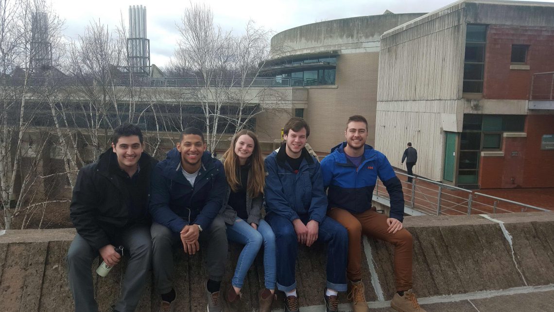 Electric City hack members (computer science students at Trent): Yashar Morabbi Heravi, Waun Broderick, Laura Mann, Matthew Barnes & Dexter Fichuk
