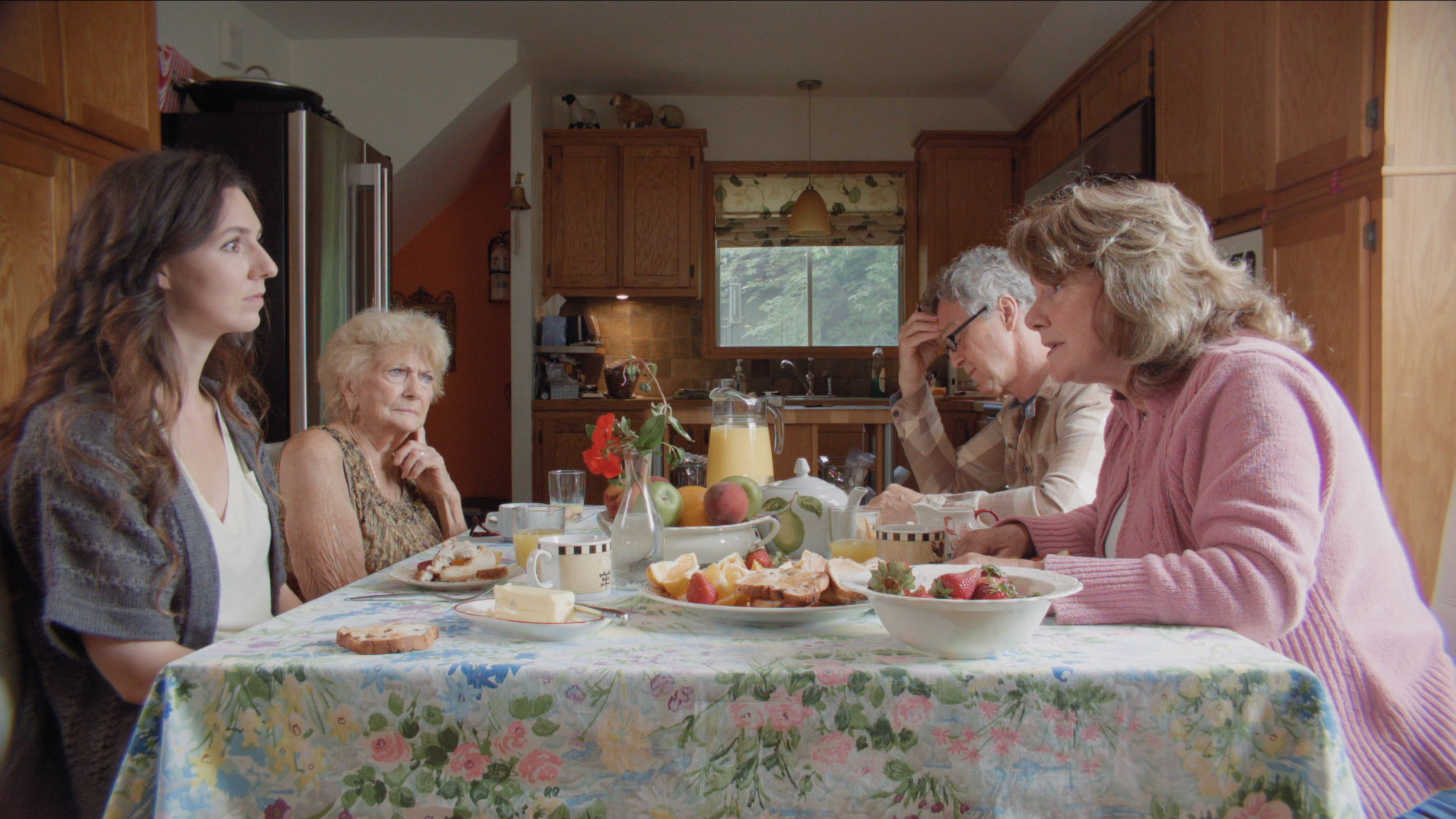 Danielle in Episode 6 at family brunch