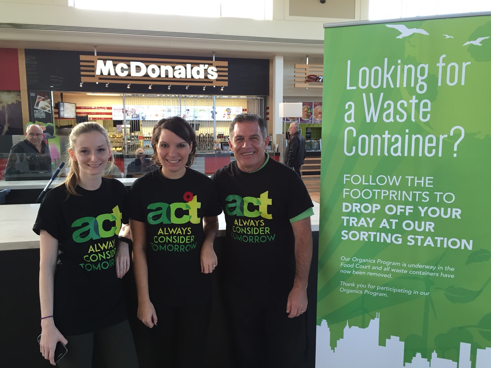 Michelle Cameron, Marketing Assistant; Emily Dart, Marketing Director; Mario Serracino, Operations Manager