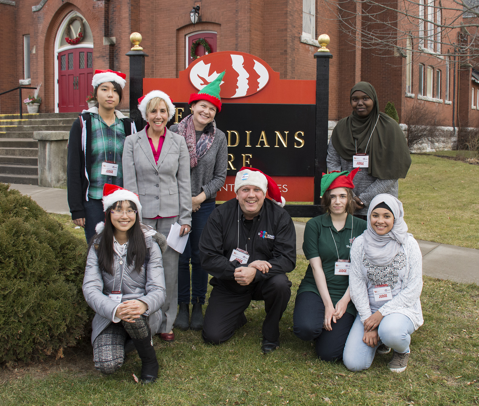 From left: Natalie U, Alison Yu, Carol Lawless, Jess Devlin, Terry Guiel, Malaka Asfari, Aisha Mohamad, Riem Al Mohammad