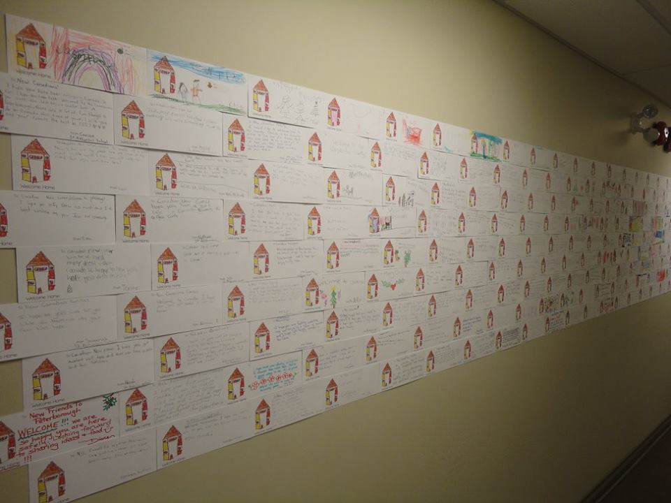The Wall of Hope at New Canadians Centre in Peterborough