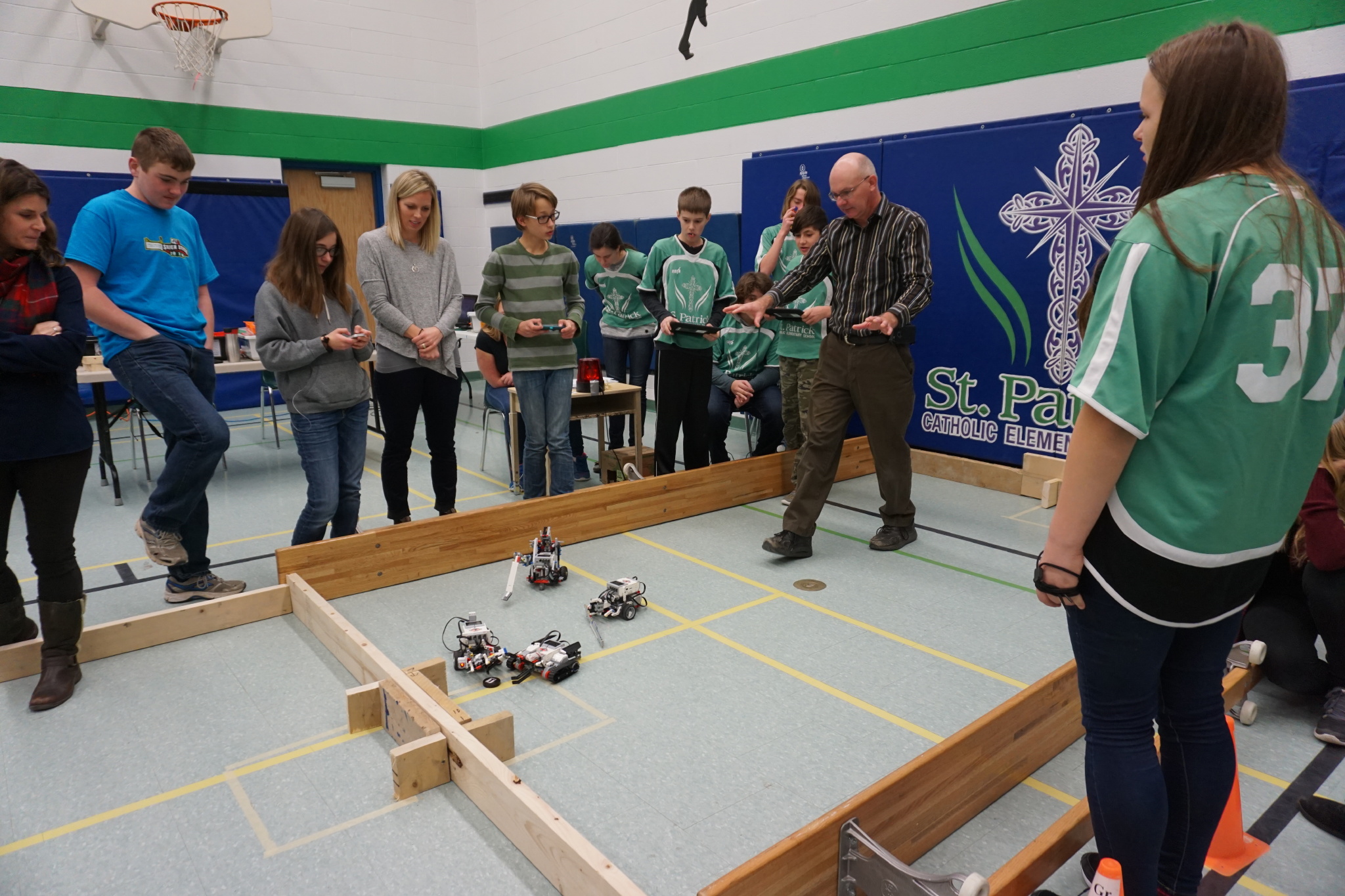 St. Patrick CES hosted the first ever Board-wide Robotics Competition in November 2016. Principal Karan Leal said her role as a Principal is to empower her staff to take chances and to embrace their talents and interests. Students at the school benefit from an array of extracurricular activities as a result.