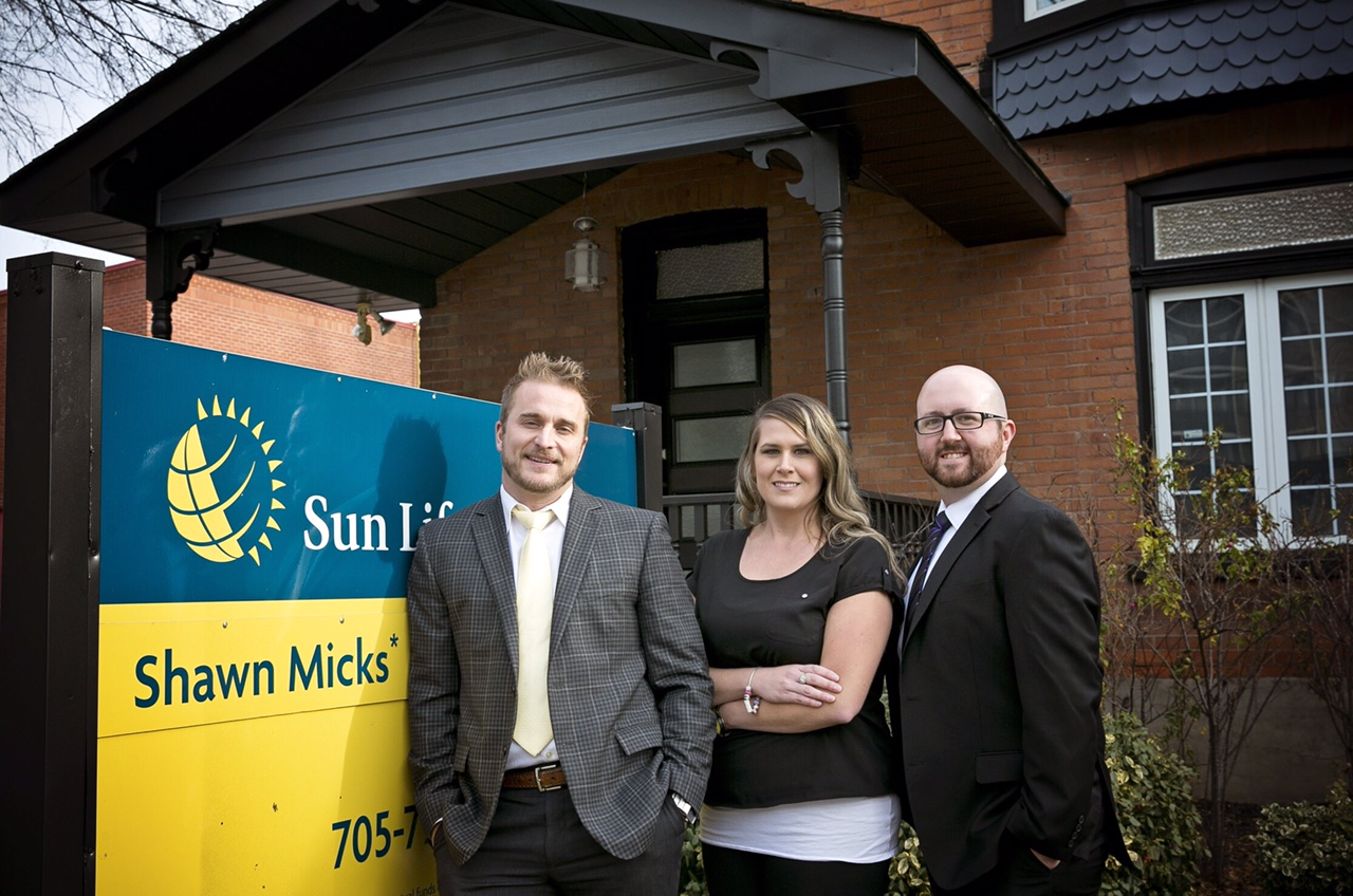 Shawn Micks, Brandy Terry (licenced administrative assistant) and Noah Crowley are great team who care about community.