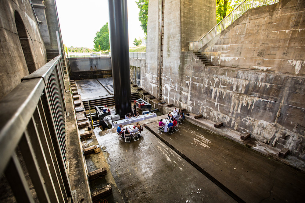 Photo from beta test for Under Water Dining in Summer 2016