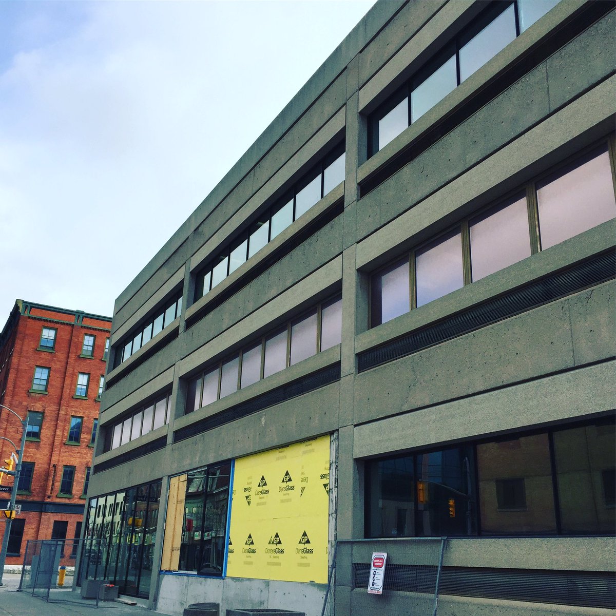 Renovations to exterior of VentureNorth building