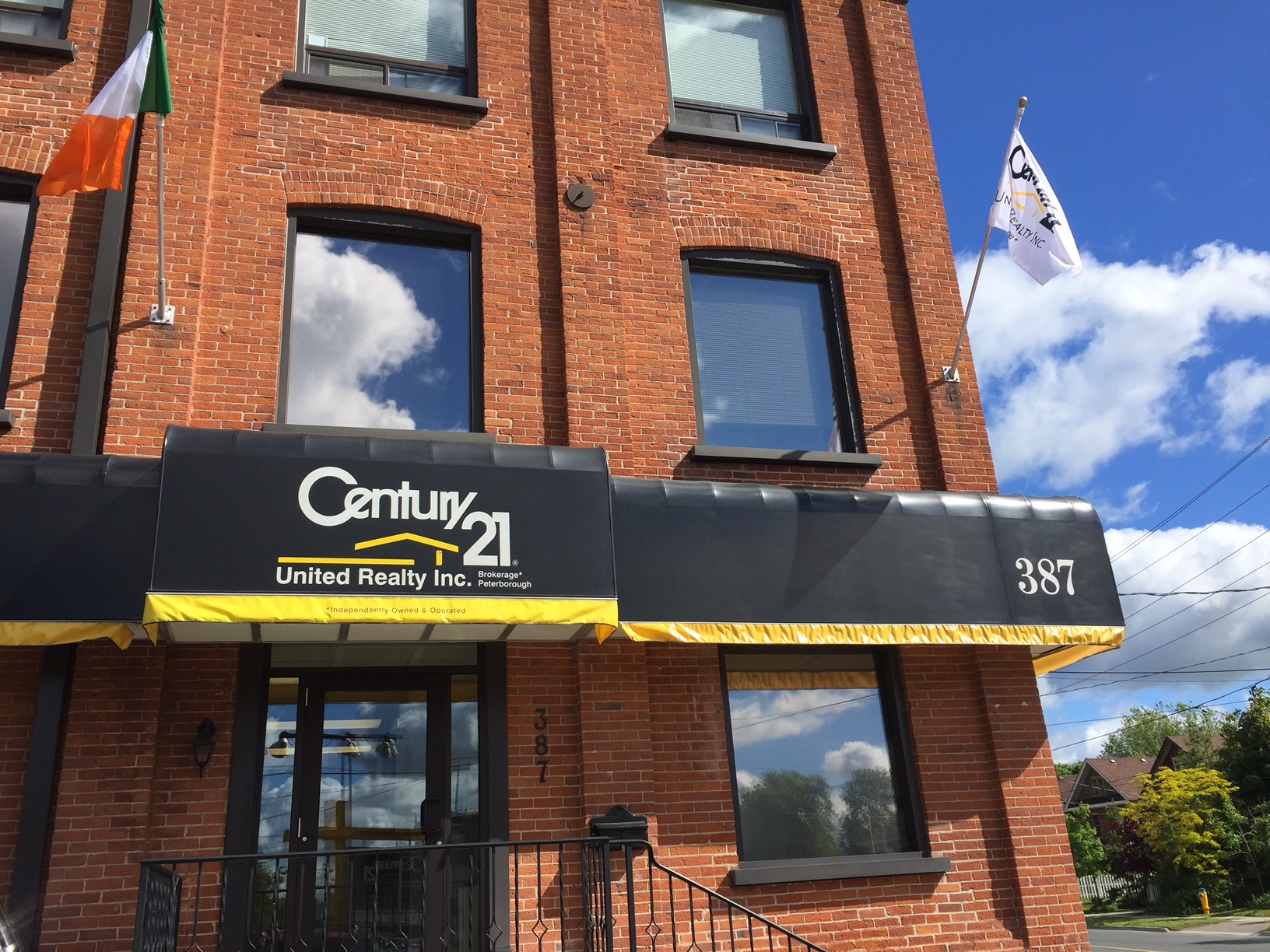 The beautiful Century 21 building on George Street in downtown Peterborough