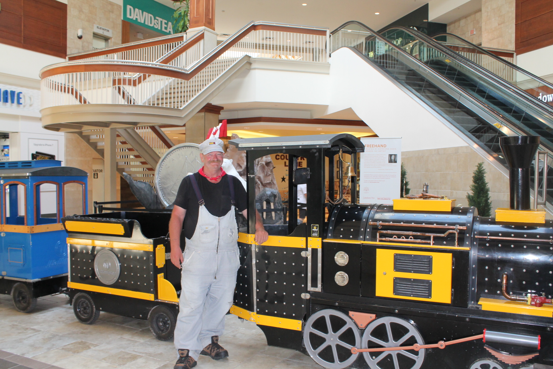TRAIN ENGINEER RICK: Photo by Michelle Cameron