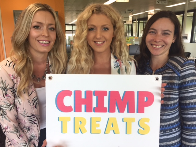 Hammer and her Chimp Treats team are growing