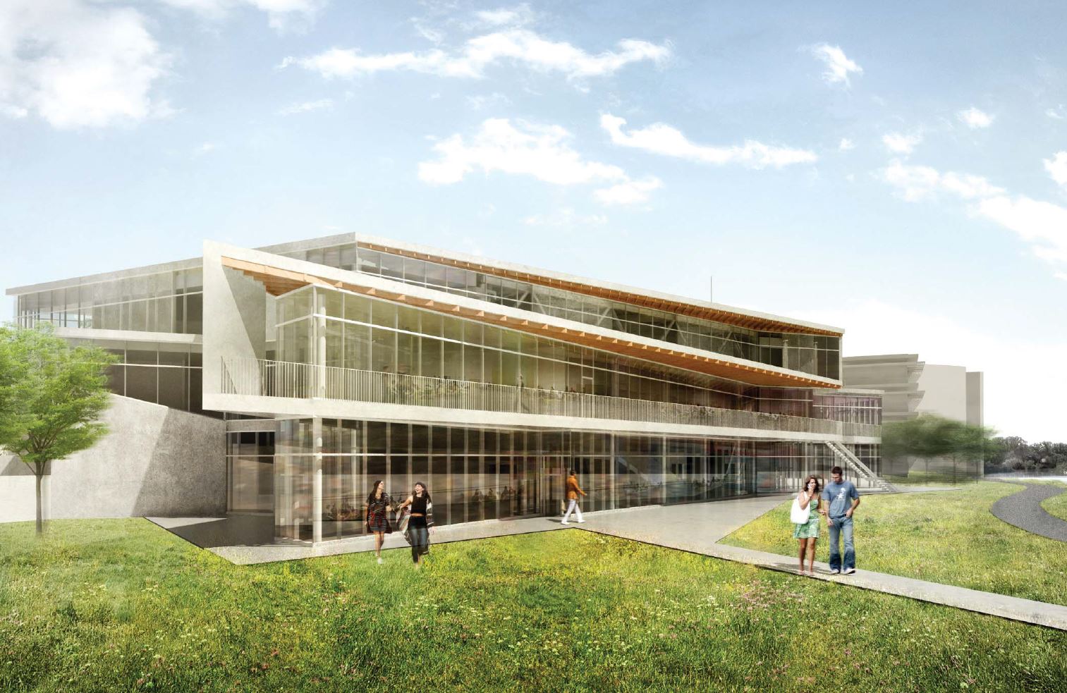 Student Centre rendering courtesy Trent University