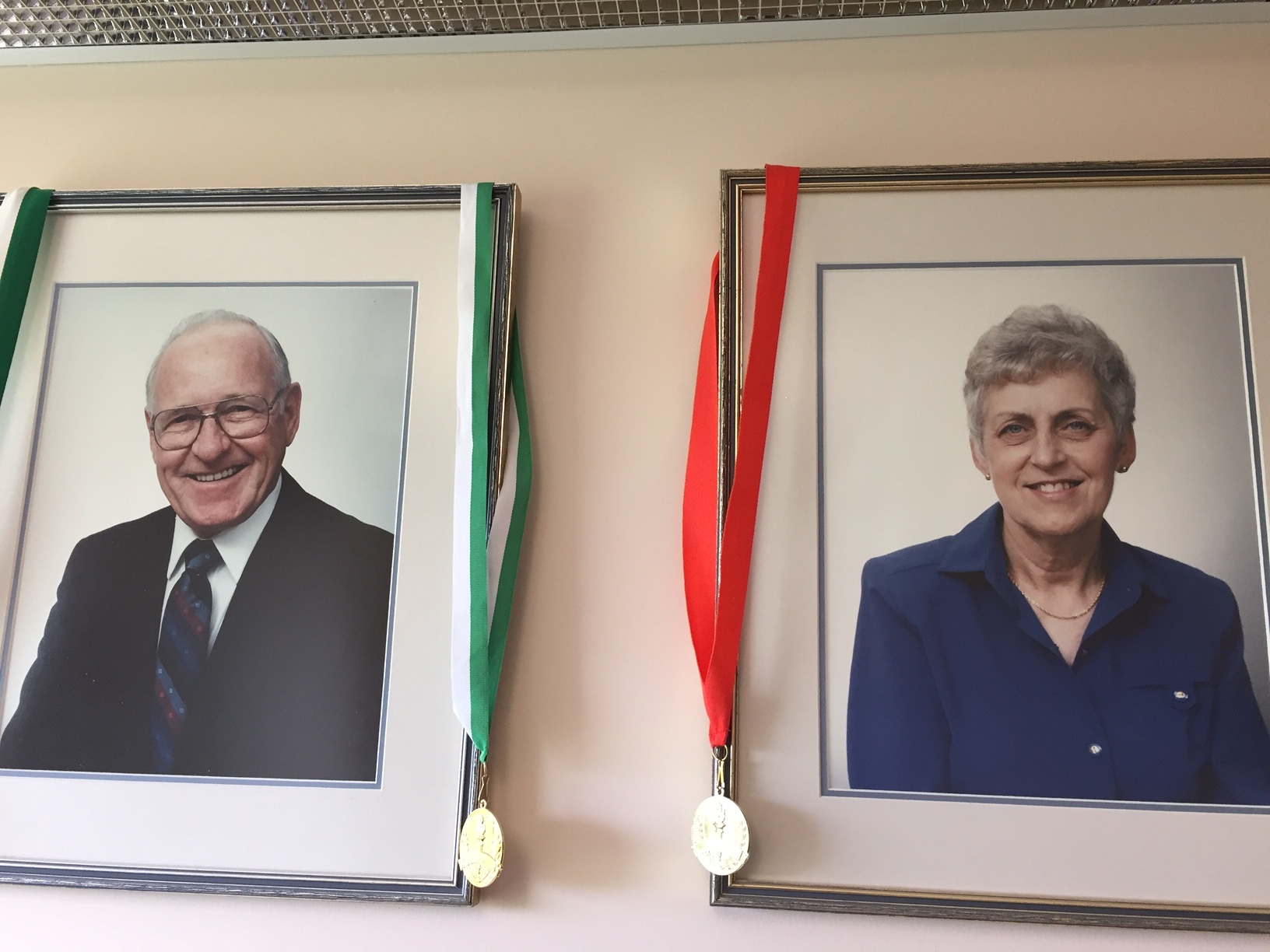 KenN and his wife Irene: The photos hang on his wall at Fairhaven and were taken in 1990 after she was diagnosed with breast cancer. "We better get these taken," she said, "as we don't know how long I'll have." She died in 1992.